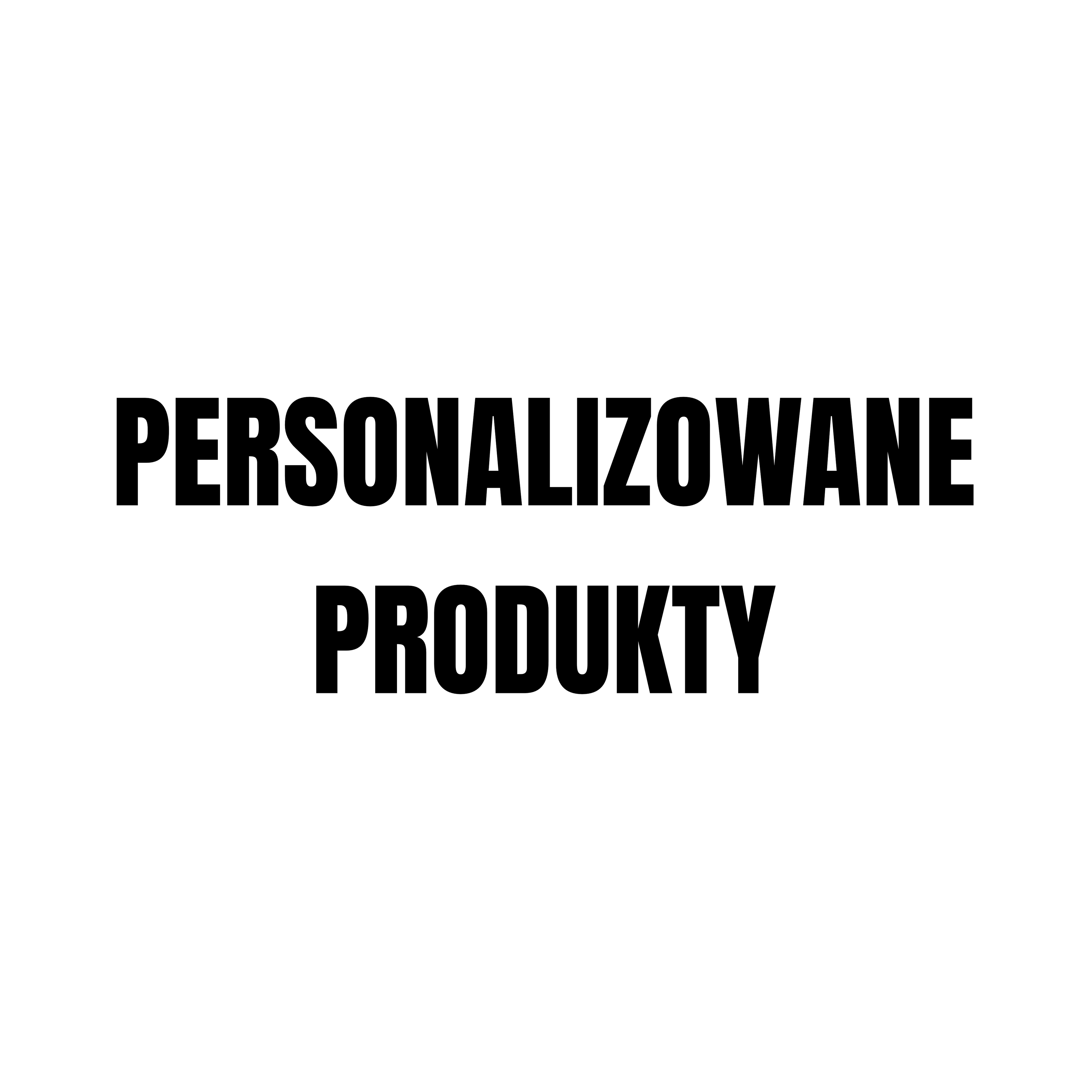 Personalizowane produkty